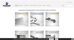 Desktop Screenshot of inoxveneta.it